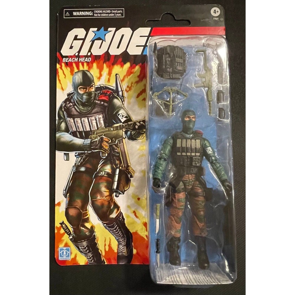 G.I.JOE Classified Retro 6"
BEACH HEAD Carded Figure